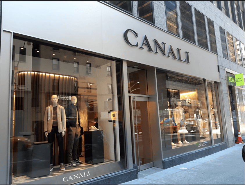 canali madison avenue store front