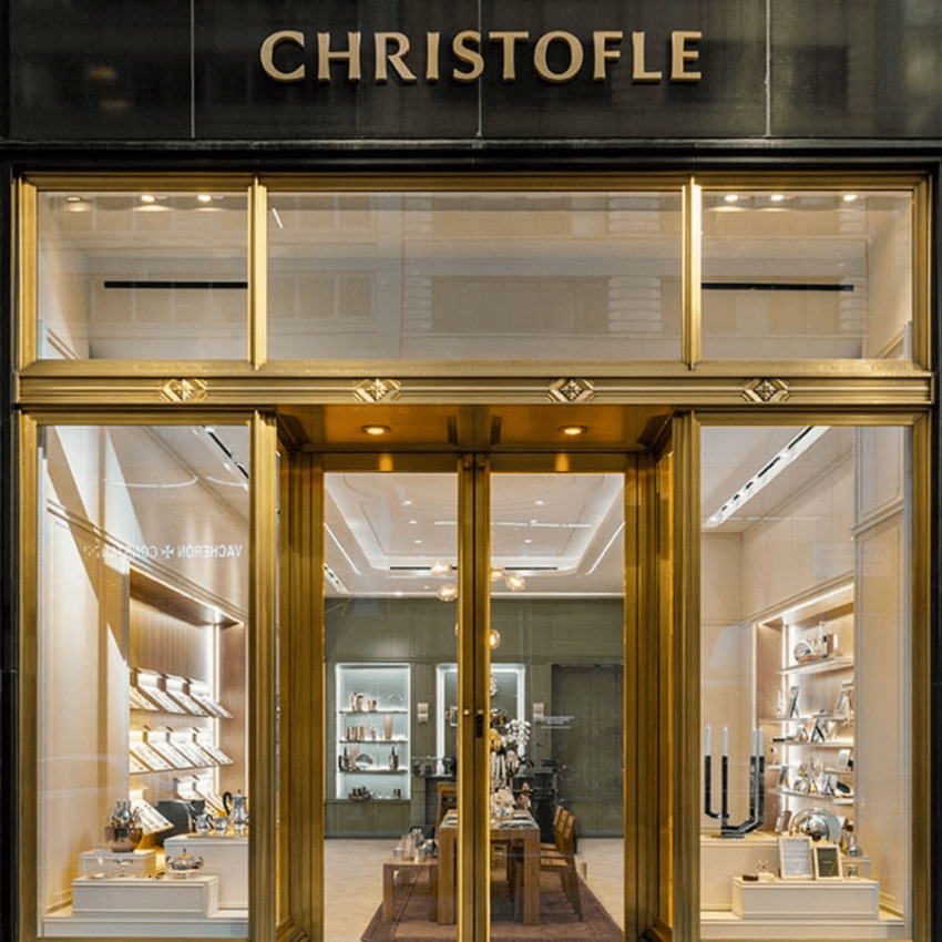 Storefront Christofle Madison Avenue