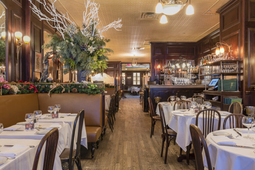 Interior View of La Goulue restuarant