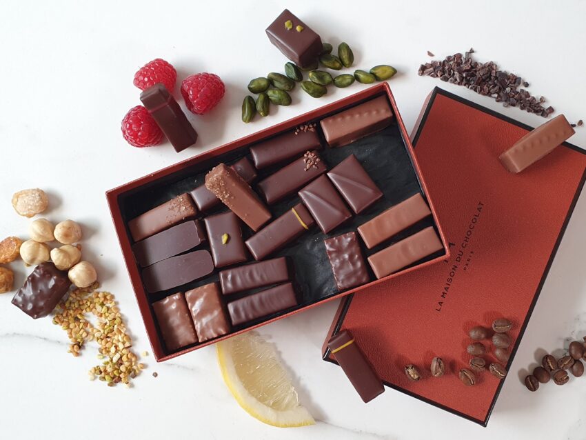 A box of La Masion Du Chocolat Chocolates