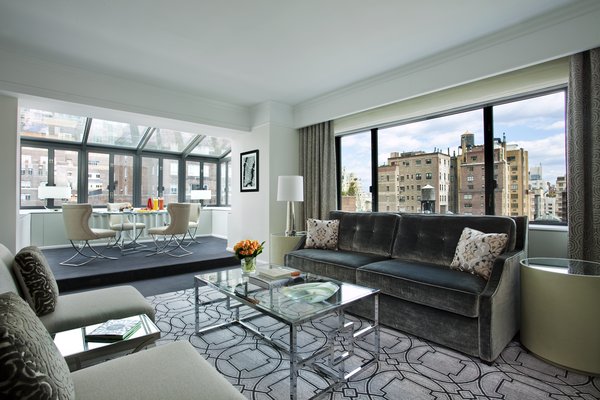 Loews Regency New York Hotel, Atrium Living Area Suite