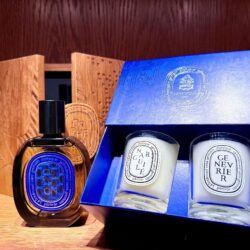 Perfume bottles from Diptyque.