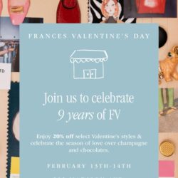Frances Valentine Valentine's Day Promotion.