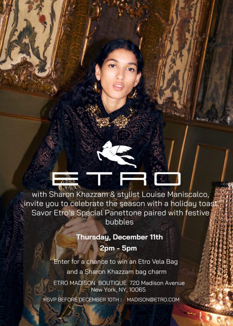 Etro holiday invitation