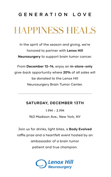 GENERATION LOVE HAPPINESS HEALS EVENT INVITATION