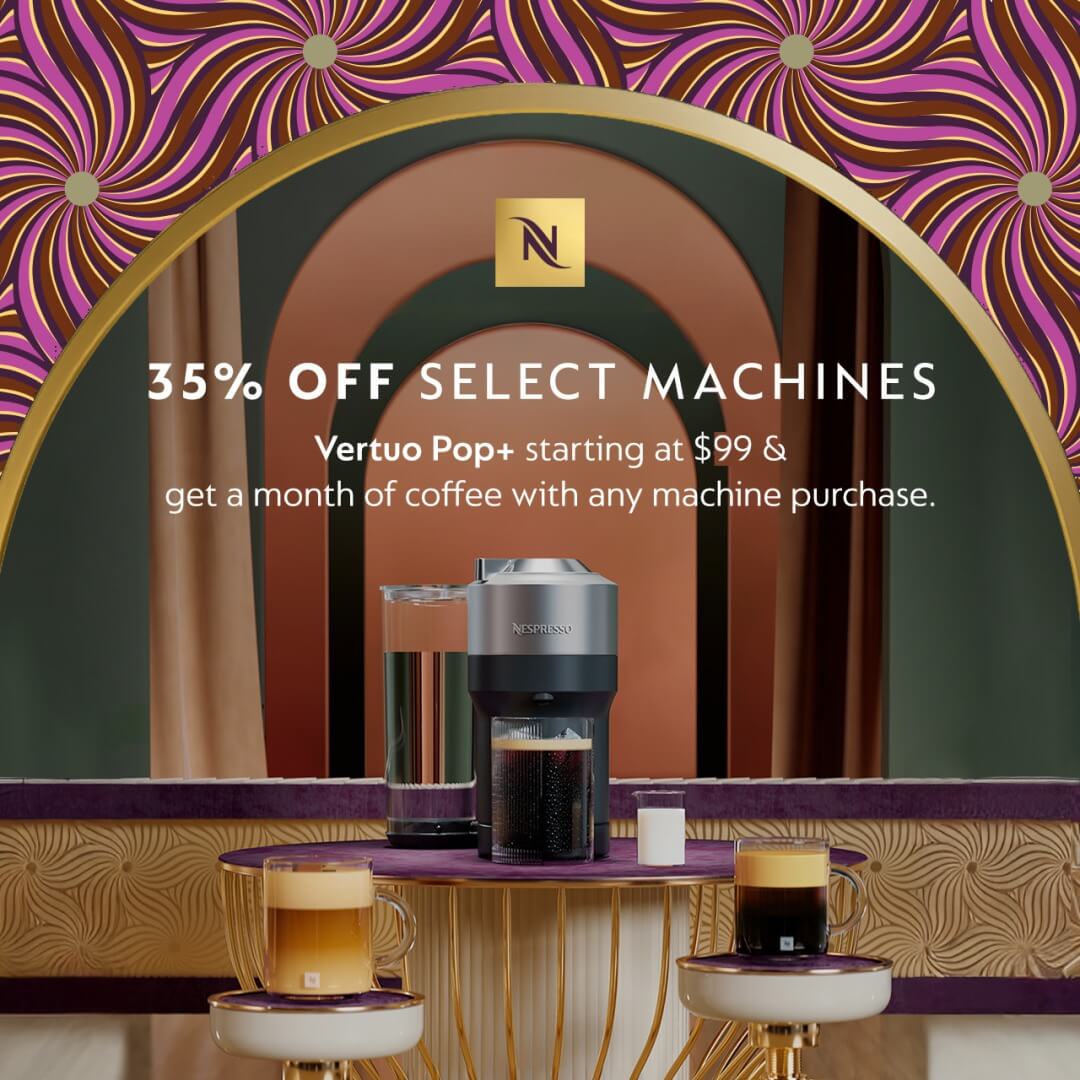 NESPRESSO macine and coffee