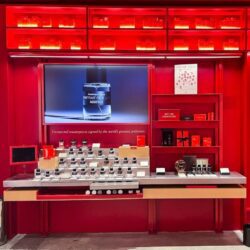 Frederic Malle madison avenue interior red wall of fragrance
