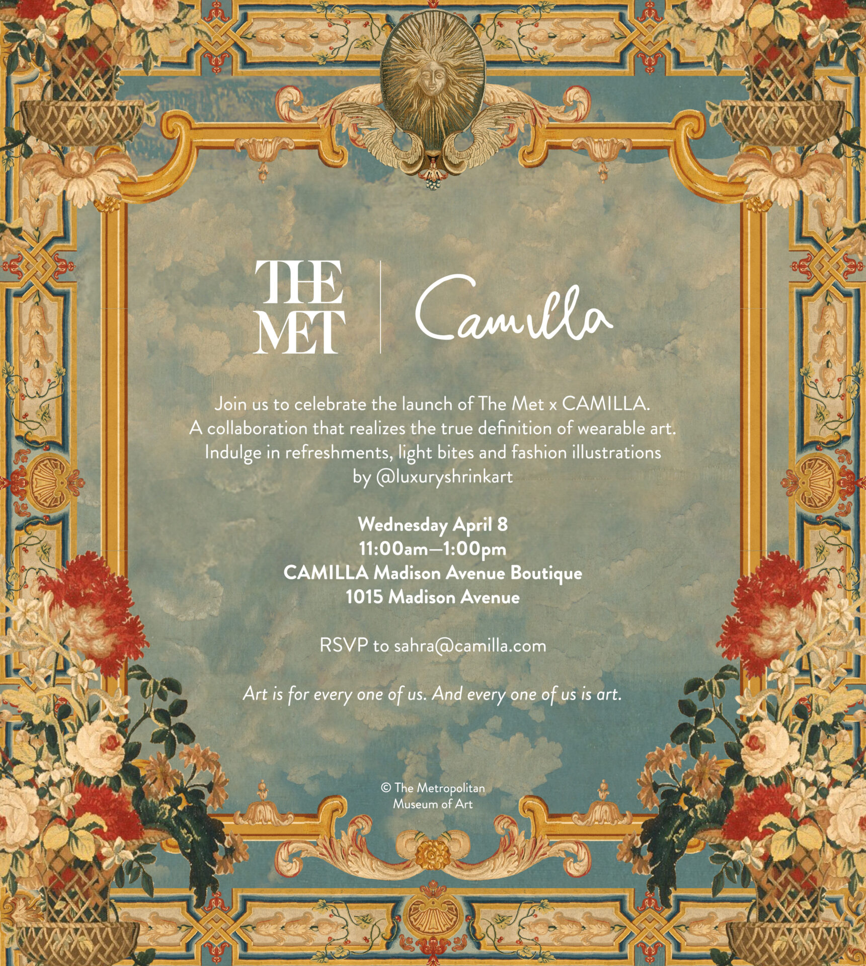 Invitation CAMILLA & The Met