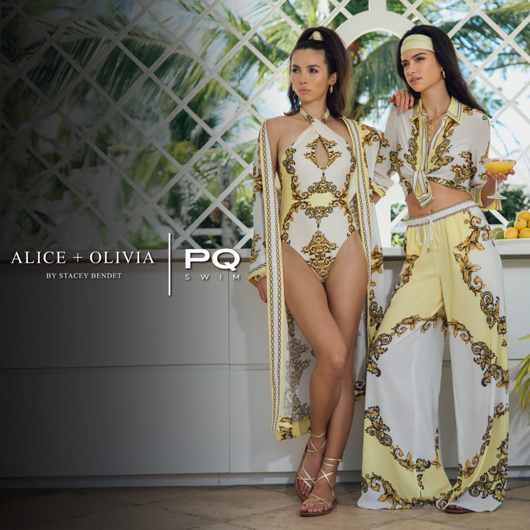 Models wearing Alice & Oliva PQ Swimwear