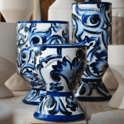 Blue Dolce&Gabbana vases