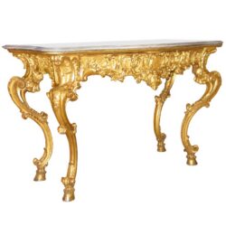 gold antique table