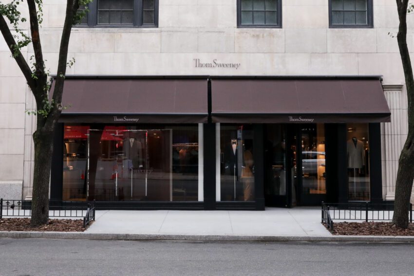 Thom Sweeney Madison Avenue store front
