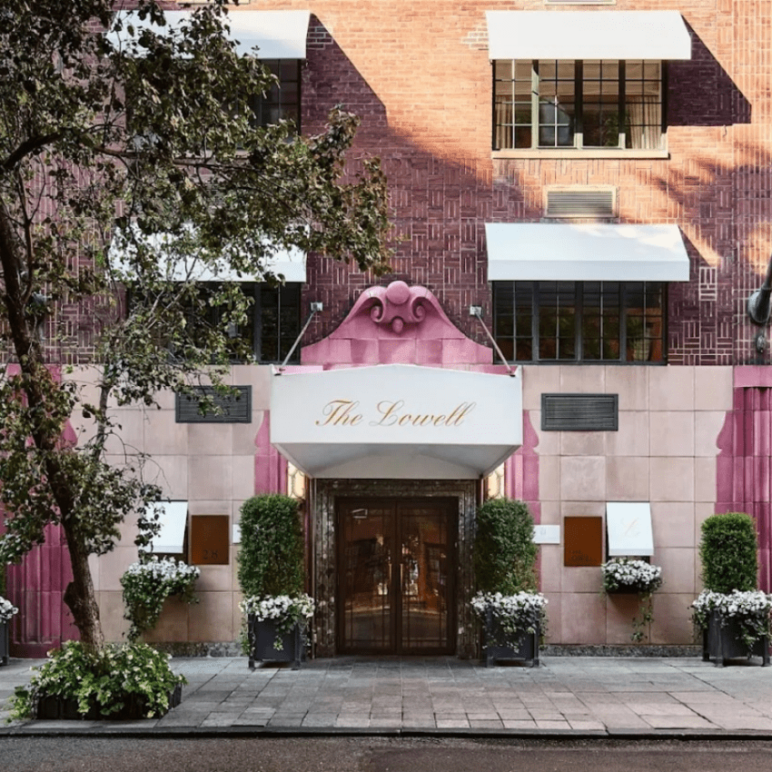 Lowell Hotel front door