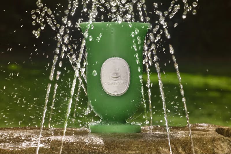 Diptyque green vase
