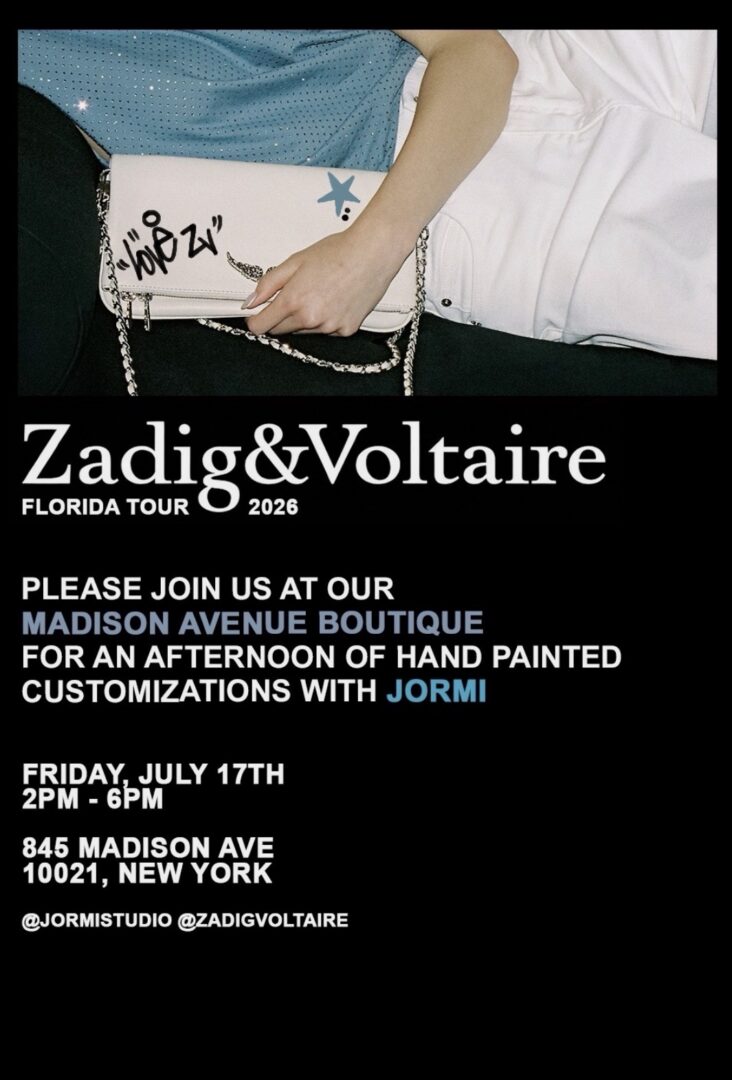 hand holding Zadig&Voltaire handbag