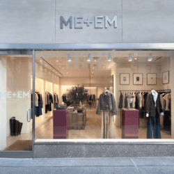 ME+EM storefront with mannequins and clothing