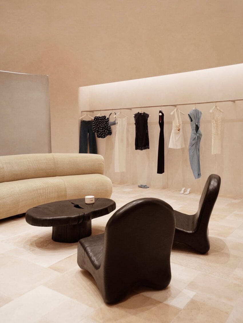 sofa and chairs inside Cult Gaia